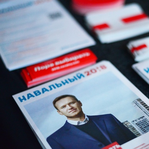 В штабе всегда можно взять листовки и стикеры