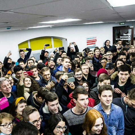 На открытии штаба 5 марта